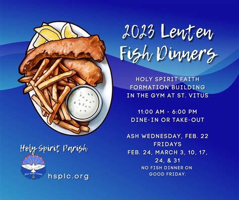 2023 Lenten Fish Dinners 915 S Jefferson St New Castle Pa 16101