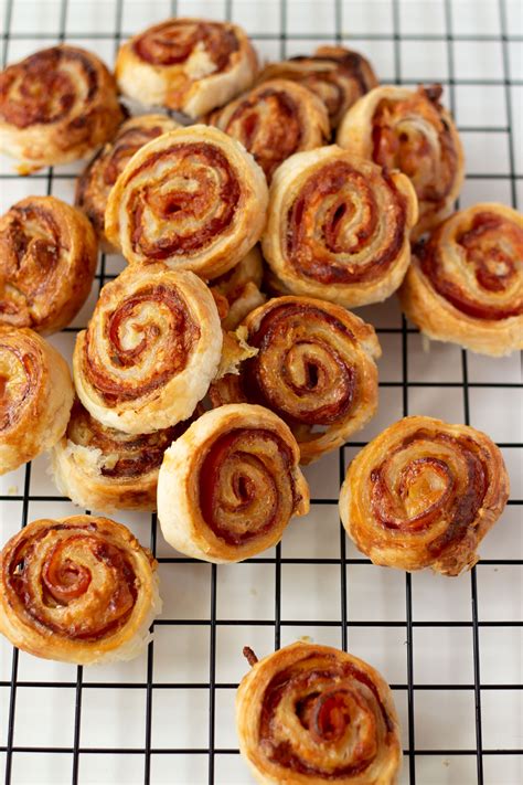 Schinken K Se Schnecken Snacks Mit Nur Zutaten