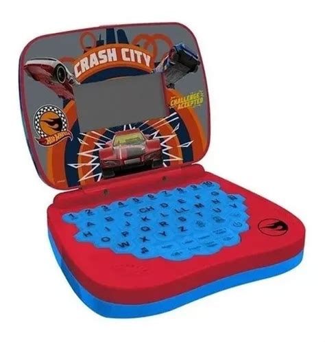 Brinquedo Laptop Didático Infantil Hot Wheels Bilíngue Frete grátis