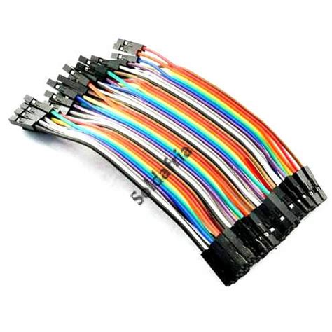 Cabo Flat Vias Tipo Jumper F Mea X F Mea Cm Para Arduino