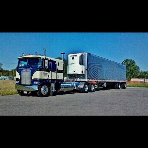 Semitrckn Coe Kenworth Custom K100 With Matchin Reefer