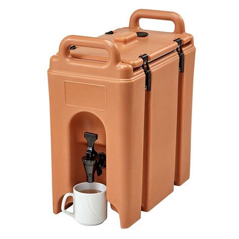 Cambro Polyethylene Camtainer Insulated Hot Cold Beverage Dispenser 16 5 X 9 X 18 375 Inch