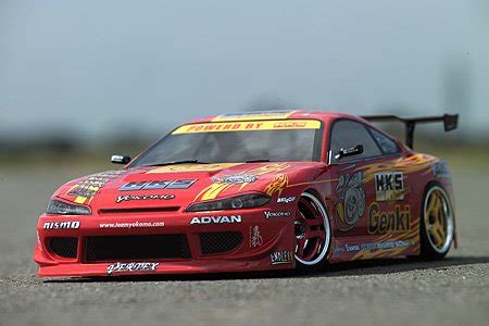 Yokomo Scale Ep Rc Drift Car Kit Hks Hyper Silvia S Dp