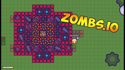 Zombs Io Best Base Design Solo Base Zombs Io Gameplay Youtube