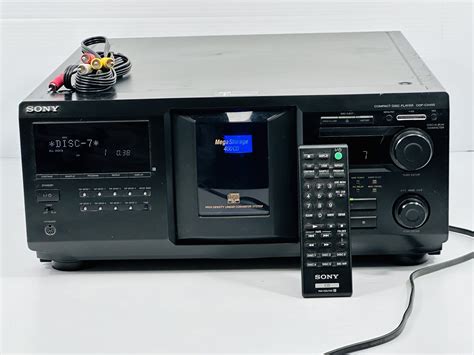 Vintage Refurbished Sony CDP CX455 Megastorage 400 Disc CD Changer With