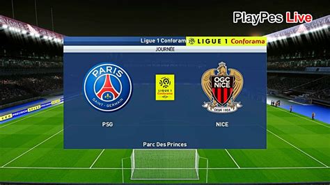 PES 2020 PSG Vs Nice Full Match Goals Gameplay PC YouTube