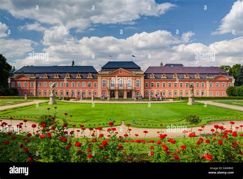 Dobris, Czech Republic-August 11,2013: The restored chateau in Dobris ...