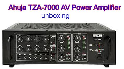 Ahuja TZA 7000 AV Power Amplifier YouTube