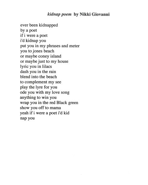 Nikki Giovanni Poem Pinterest Poem Poetry Inspiration And Thoughts