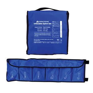 Universal Choice Livingstone Air Inflatable Splints Complete Set In