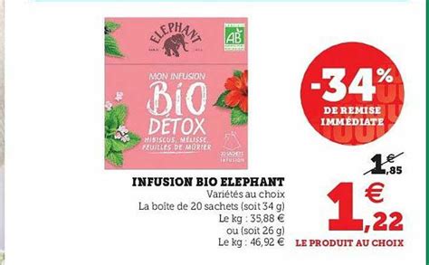 Promo Infusion Bio L Phant Chez Hyper U Icatalogue Fr