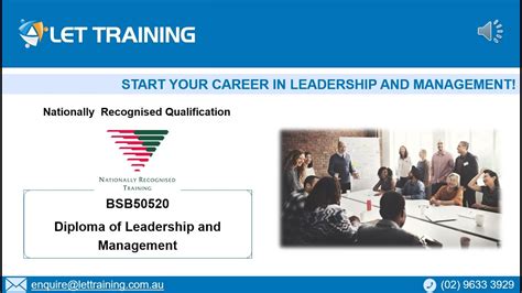 Bsb Diploma Of Leadership And Management Youtube