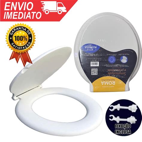 Assento Sanitário Tampa De Vaso Universal Oval Para Todas As Marcas De