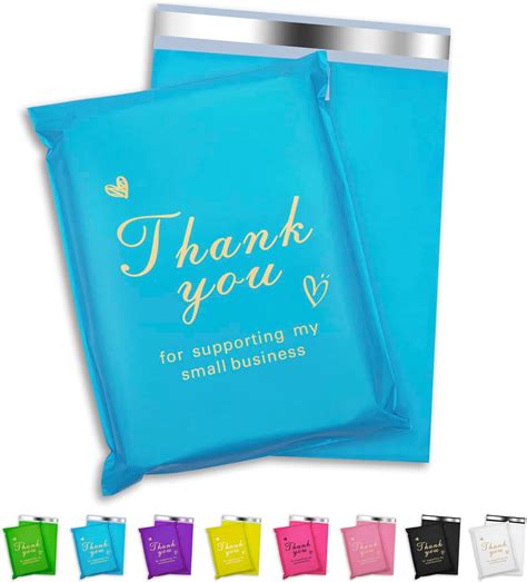 Amazon Jowlroel Thank You Poly Mailer 14 5x19 Inch 50 Pcs