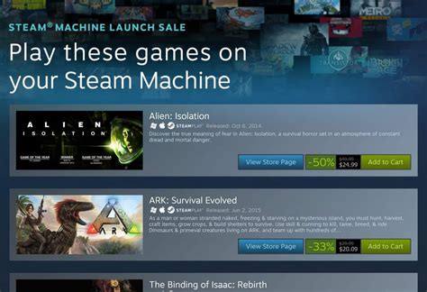 45 Games on Sale to Celebrate Steam Machine Release! | ThinkComputers.org