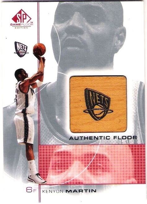 Sp Game Floor Authentic Floor Kenyon Martin Rc Ebay