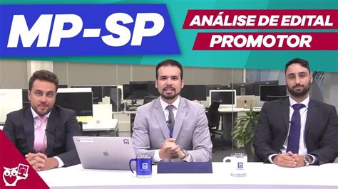 Concurso MP SP Promotor Análise de Edital 2019 YouTube