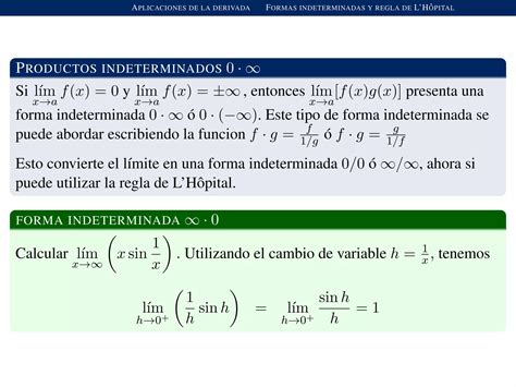 Regla de L Hôpital PPT