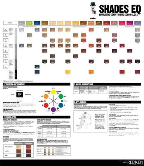 Redken Hair Color Hair Color Chart Shades Eq Color Chart