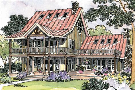 Lodge Style House Plans - 10-347 - Associated Designs