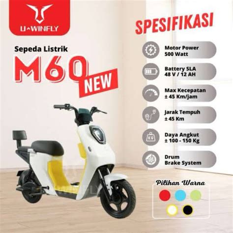 Jual Sepeda Listrik Electric Bike E Bike Uwinfly U Winfly M Terbaru