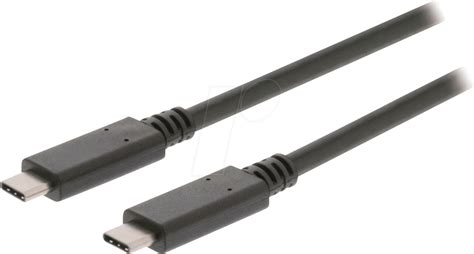 N Ccgb64750bk10 Usb 3 1 Cable Male Typ C Male Typ C 1 M Black At Reichelt Elektronik