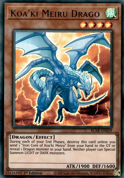 Koa Ki Meiru Drago Battles Of Legend Armageddon YuGiOh