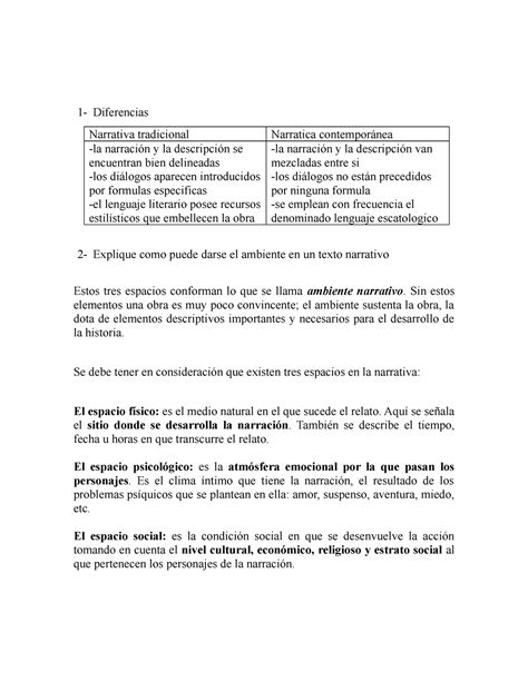 Diferencias Idferencias 1 Diferencias Narrativa Tradicional