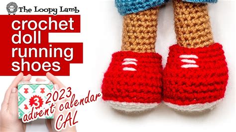 Easy Crochet Doll Shoes Tutorial Amigurumi Advent Calendar Cal