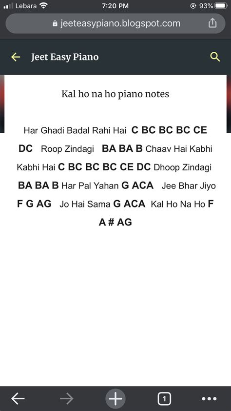 Jeena Jeena Song Harmonica Notations Keys Tabs Notes Hindi Bollywood