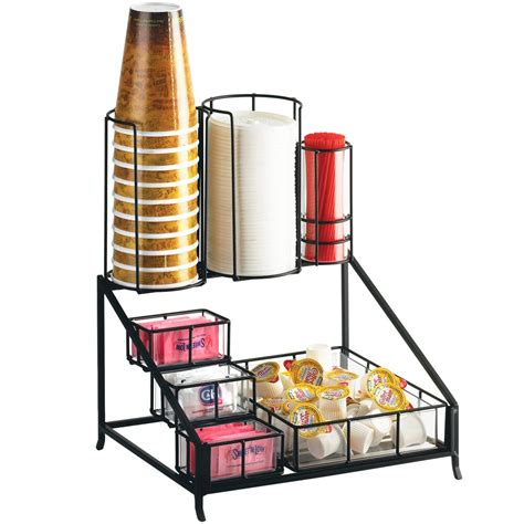 Cal Mil 1453 Iron Coffee Condiment Display 12 X 10 12 X 14 12