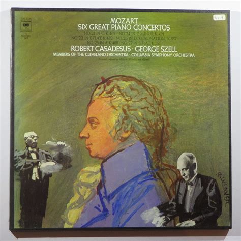 Amazon Mozart Six Great Piano Concertos Robert Casadesus