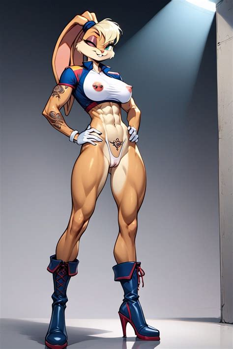 Corpo Todo Tatuagem Lola Bunny Hentai Ia Pornografia