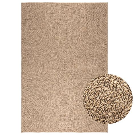 VidaXL Vloerkleed ZIZUR Binnen En Buiten 160x230 Cm Jute Look Online