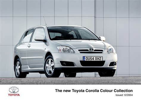 Launching 2005 In Style The Toyota Corolla Colour Collection Toyota