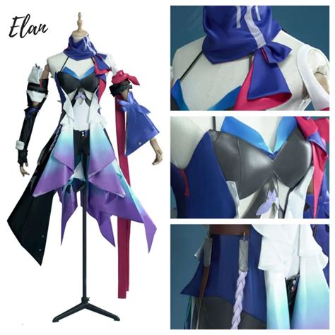 Haku: Star Rail Seele Cosplay Costume For Women Disguise Starry Lancha Dress And Wig Outfit For ...