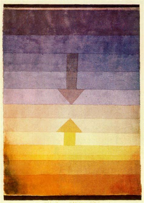 Separation In The Evening Paul Klee Wikiart Org