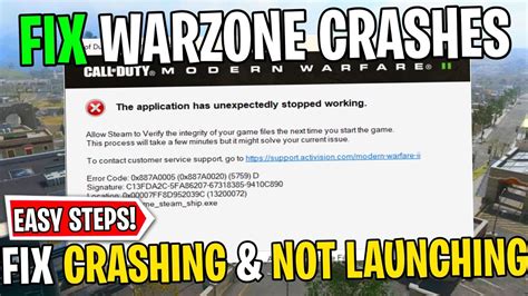 How To Fix Warzone 3 Crashing Not Launching Easy Solution For