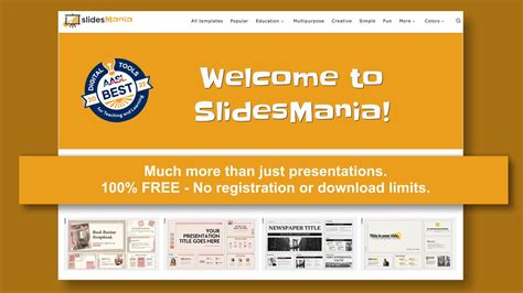 Free Creative templates for Google Slides and PowerPoint - SlidesMania