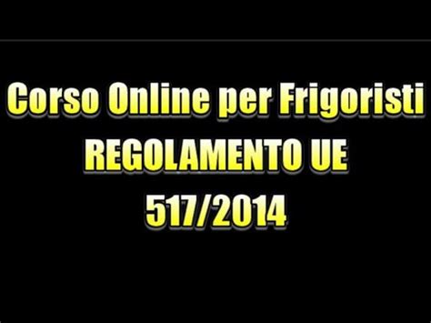 Corso Online Per Frigoristi Fondamenti Del Ciclo Frigorifero Reg