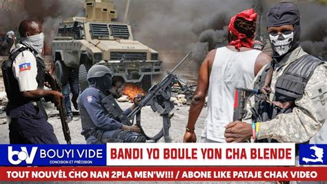 Bandi 103 Zonbi Anvayi Cha Blende Lapolis la Yo mete Dife Aprè Polisye