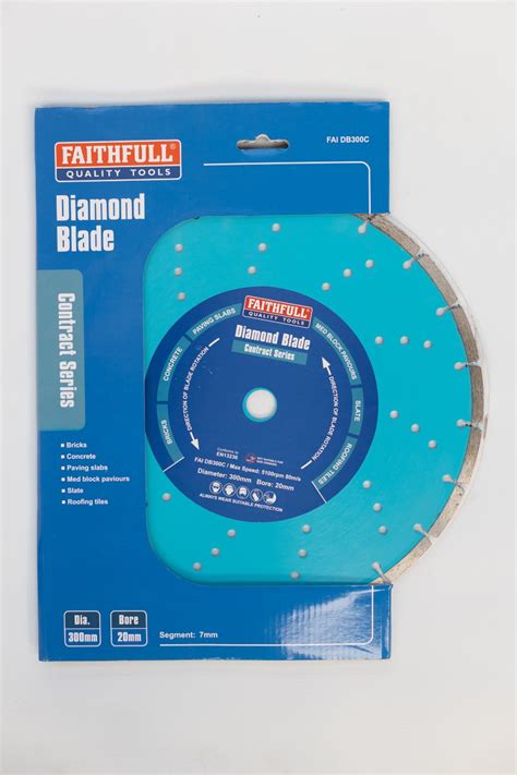 300mm Dia Faithfull Diamond Blade Ranton Building Supplies