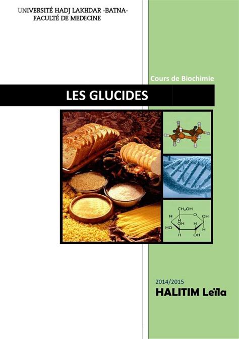 Les Glucides Carbohydrates Biochemie Structurale Ebook Leila