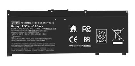 Bateria Sr Xl Para Hp Pavilion Cx Envy X Cn Mercadolibre