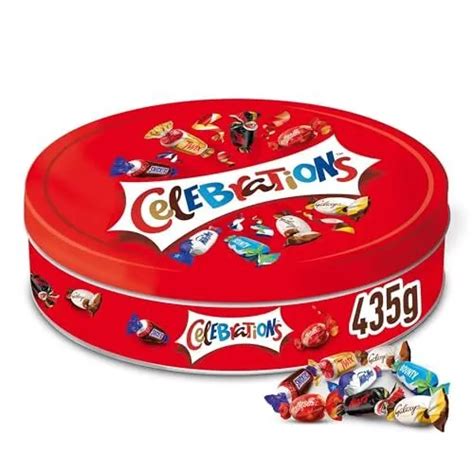 Celebrations Bo Te Cadeau En M Tal Avec Assortiment De Minis