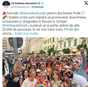 I Ambasadorul Sua A Fost La Mar Ul Homosexualit Ii Ambasada Americii