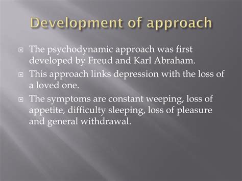 Ppt The Psychodynamic Approach Powerpoint Presentation Free Download