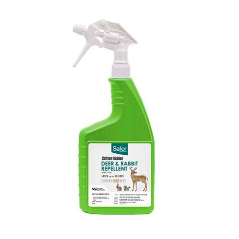 Safer® Brand Critter Ridder® Deer & Rabbit Repellent Ready-to-Use - 32 ...