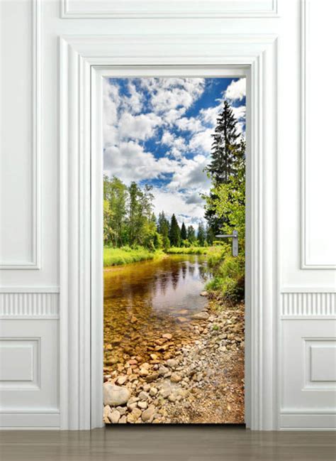 Nature Door Sticker Door Wallpaper Door Mural Door Wall Art Nature