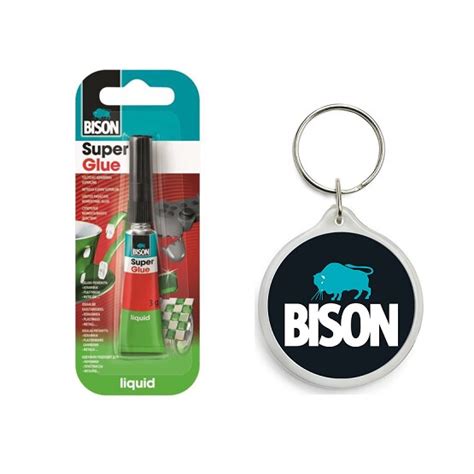 Set Adeziv Lichid Super Glue Gr Cu Breloc Bison Emag Ro